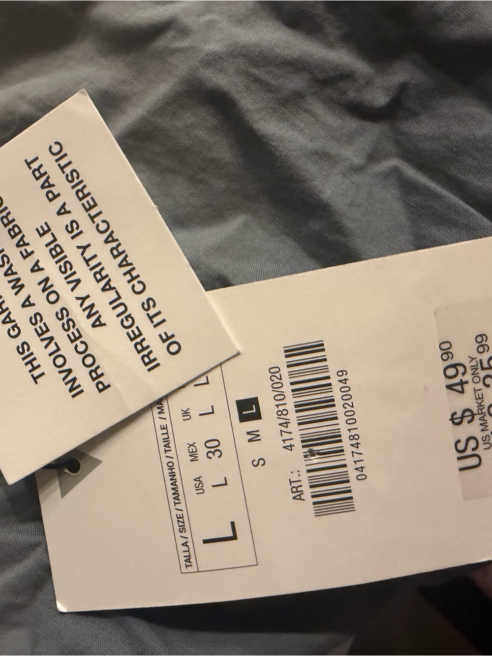 Zara Strapless Ombre Maxi Dress in Cream to Blue NWT - Picture 11 of 11
